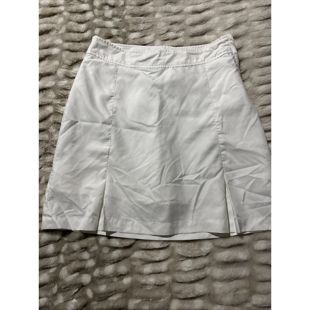 Athleta Sweet Sport Skort Skirt Womens 4 White Tennis Pickleball Golf A-Line 17"